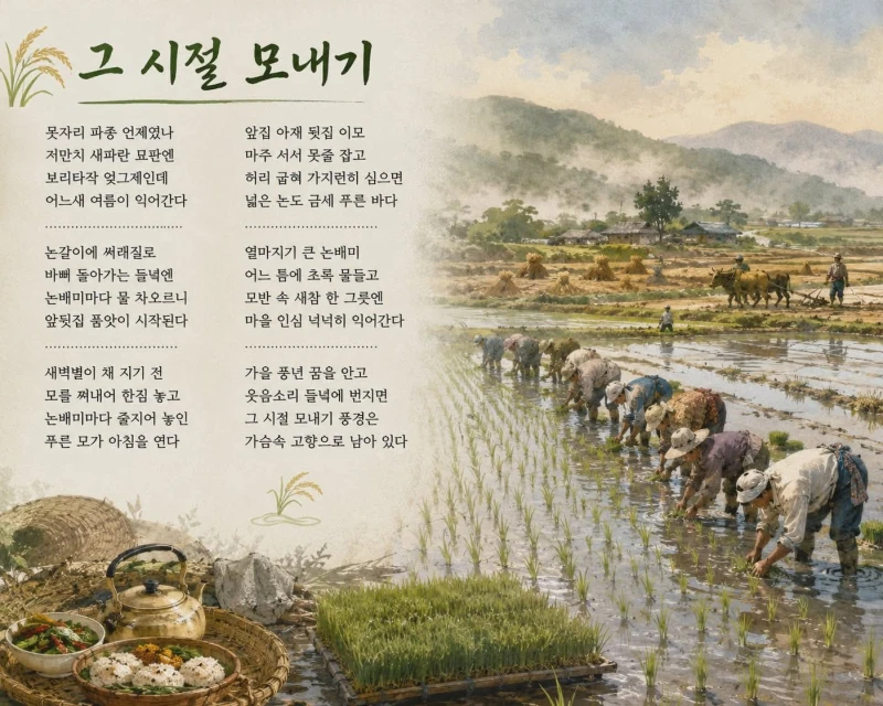 그 시절 모내기