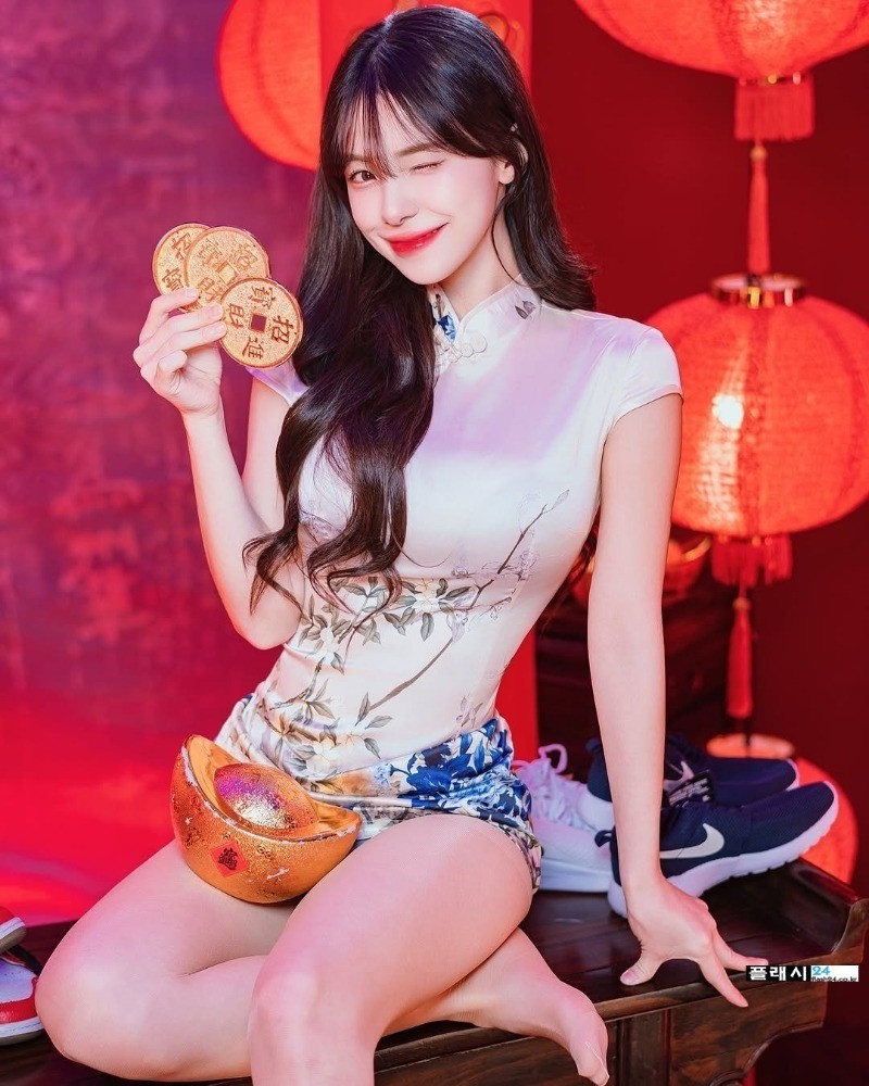 ㅇㅎ)이다혜 치어리더 치파오-9