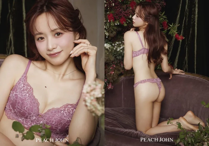지상파 일본 여자 아나운서 속옷 모델 화보