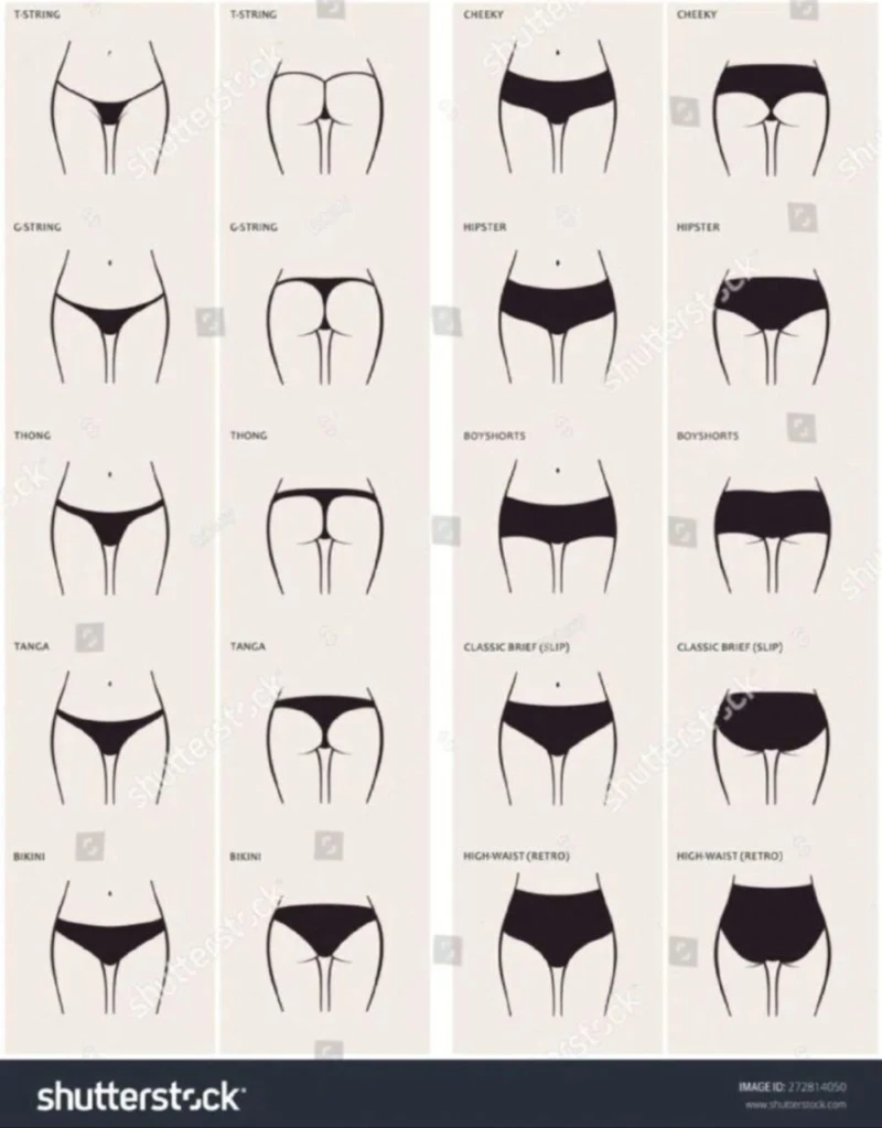 알아두면 유용한 여자 팬티 종류