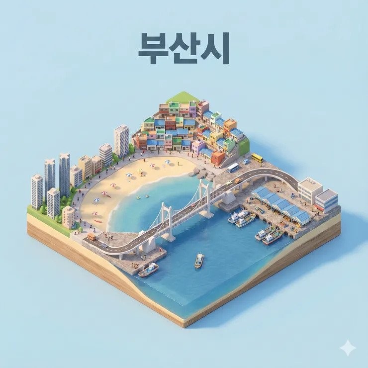 나노바나나로 지역 미니어처 만드는 프롬프트 -2