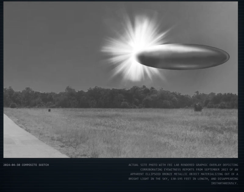 미국 국방부에서 공개한 금속 UFO 사진 -2