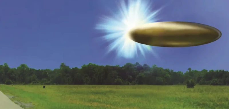 미국 국방부에서 공개한 금속 UFO 사진 -3