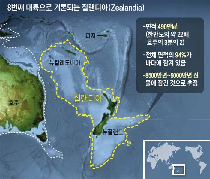 바다밑에 잠들어있는 8번째 대륙