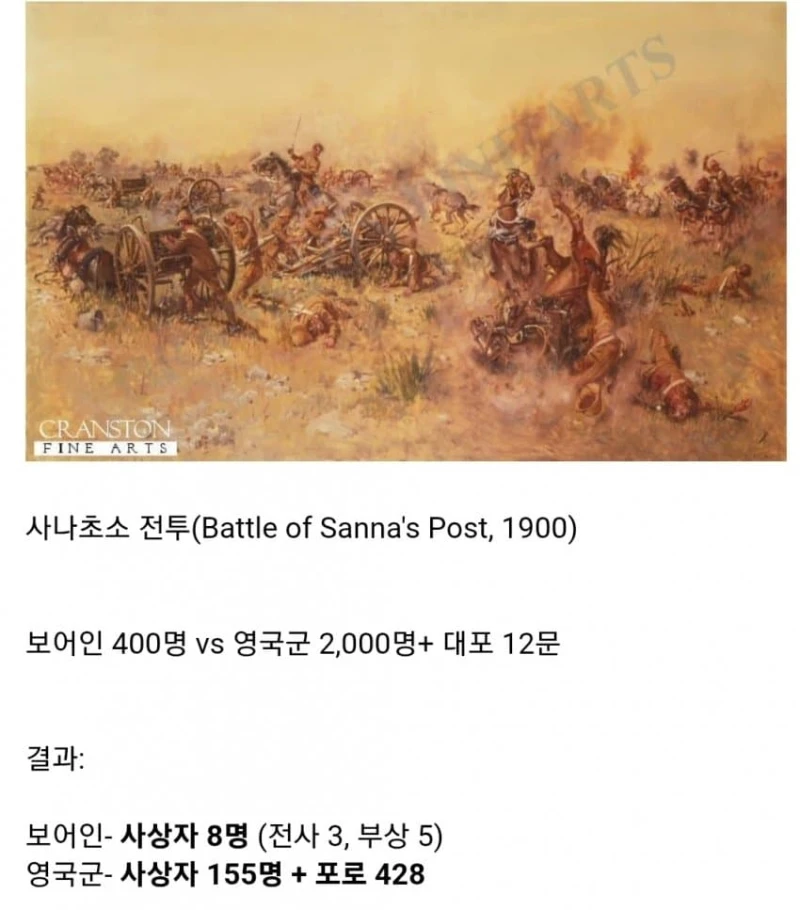 아프리카 환경에 적응한 백인들의 전투력 -4