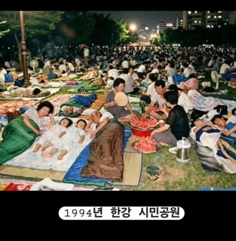 조상님들 열대야 피서법-2